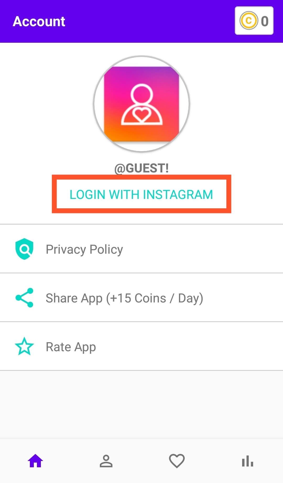Login With Instagram Account In IgFans App
